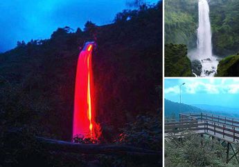 Kerennya Air Terjun Rainbow Light di Tasikmalaya!