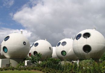 Bolwoningen, Rumah Unik Mirip UFO