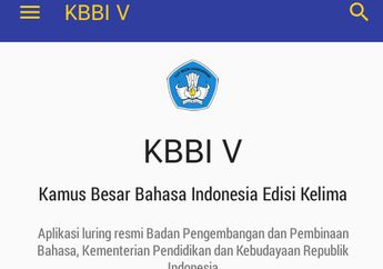 Kata yang Banyak Dicari di KBBI Daring Selama Tahun 2017