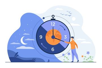 Kata Penghubung Waktu dan Tempat (Preposition of Time and Place)