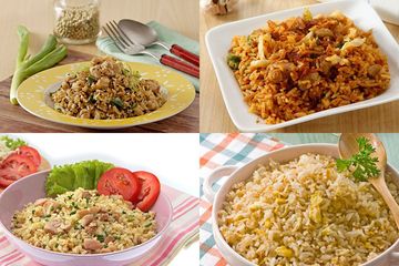 Menu Makan Malam Lezat Dan Praktis Coba Buat 4 Resep Nasi Goreng Ini Salah Satunya Ada Nasi Goreng Teriyaki Semua Halaman Bobo