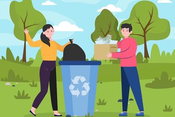 Kita bisa melakukan kerja sama atau gotong royong dalam kehidupan sehari-hari.