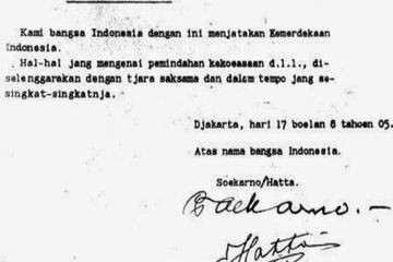 Teks proklamasi kemerdekaan dirumuskan di rumah seorang perwira tinggi Jepang.
