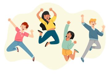 Mengucapkan selamat kepada orang lain atas keberhasilan atau pencapaian mereka.