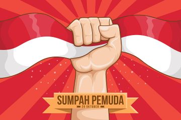 Lahirnya peristiwa Sumpah Pemuda dilatar belakangi adanya kongres pemuda.