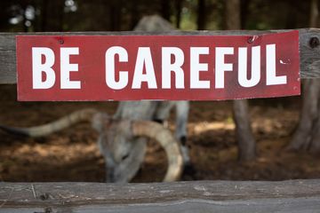 Hati-hati dalam bahasa Inggris disebut dengan careful.
