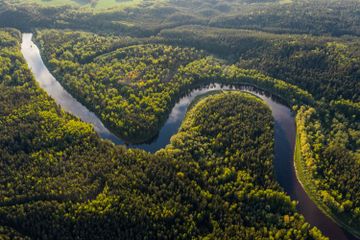 Sungai amazon tidak memiliki jembatan dikarenakan keadaan airnya yang tidak menentu.