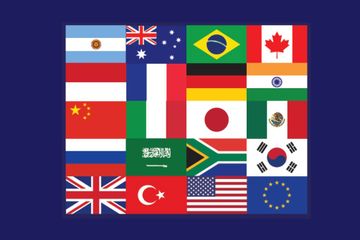 G20 adalah kelompok informal dari 19 negara dan Uni Eropa, serta pewakilan dari International Monetary Fund (IMF) dan World Bank (WB). 