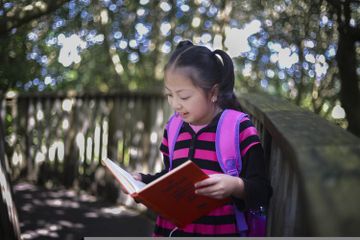 Teks bacaan tersusun dari paragraf-paragraf yang memiliki ide pokok dan kalimat penjelas.