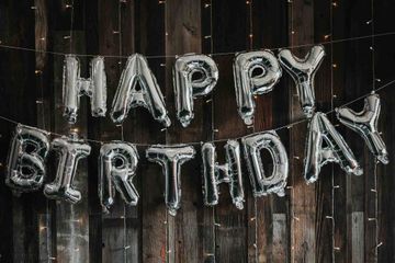 Ulang tahun dalam bahasa Inggris disebut dengan birthday.