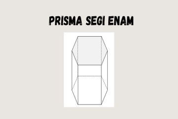 Cara Membuat Prisma Segi Enam