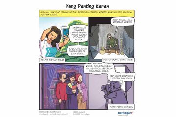 Jawab Soal Komik 'Yang Penting Keren', Buku Bahasa Indonesia Kelas X Bab II Kurikulum Merdeka