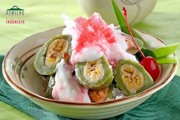 ﻿Resep Es Pisang Ijo, Kudapan Terkenal Khas Makassar Sulawesi Selatan