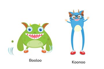 Terdapat soal compare two monsters pada buku bahasa Inggris My Next Words for Elementary School kelas 5 SD, unit 7 halaman 82.