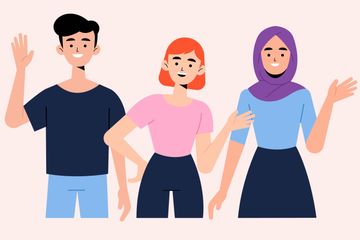 Terdapat soal Bahasa Inggris kelas VII (tujuh) SMP Kurikulum 2013 revisi terbaru, halaman 9, materi 'Good Morning. How are you?'.