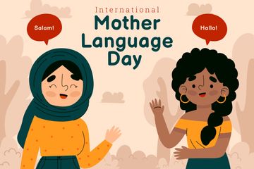 Hari Bahasa Ibu Internasional diperingati tiap 21 Februari.