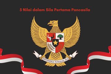 Percaya terhadap Tuhan Yang Maha Esa adalah salah satu nilai dalam sila pertama Pancasila.