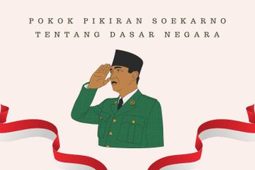 Soekarno menyampaikan pemikirannya tentang dasar negara Indonesia pada sidang pertama BPUPKI.