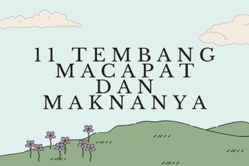11 Tembang Macapat dan Maknanya, Materi Bahasa Jawa Kelas X