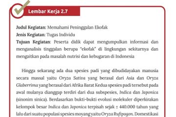 Alih fungsi lahan merupakan salah satu peninggalan ekofak.