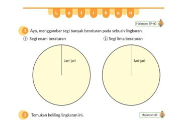 Segi Banyak Beraturan dan Lingkaran termasuk materi dalam ilmu matematika.
