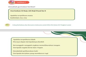 Contoh gurindam yang memiliki pesan tersendiri di dalamnya.