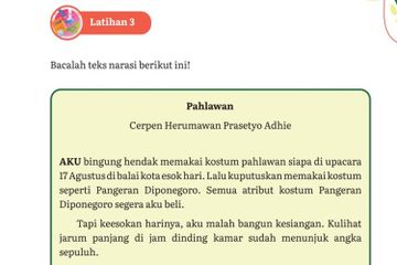 Jawab Soal Latihan 3 Mengulas Informasi Penting dari Teks Narasi, Materi Bahasa Indonesia Kelas XII Kurikulum Merdeka