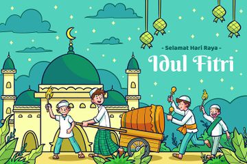 Ada berbagai contoh ucapan selamat Hari Raya Idulfitri.