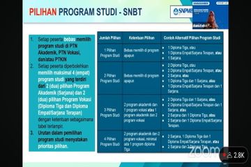 Ketentuan dan Cara Memilih Program Studi di UTBK-SNBT 2024