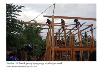 (tangkapan layar) Gotong royong merupakan identitas dan kekayaan budaya Indonesia.
