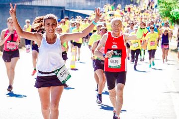 Lintasan lari jarak jauh bervariasi mulai dari tiga kilometer hingga 10 kilometer.