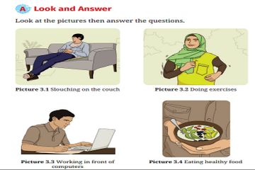 (tangkapan layar) Soal 'A. Look and Answer' terdapat pada buku 'Bahasa Inggris: Work in Progress' kelas X.