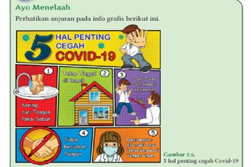 (tangkapan layar) Terdapat soal Aktivitas 2.4 Ayo Menelaah pada Bab 2: 'Virus dan Perannnya' di halaman 45.