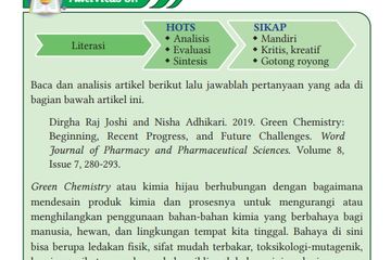 Jawab Soal 3.1 pada Bab 3: 'Kimia Hijau dalam Pembangunan Berkelanjutan 2030', IPA Kelas X