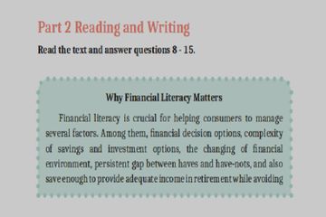 (tangkapan layar) Terdapat soal Part 2 Reading and Writing Concluding Section 2 No. 8-11 di halaman 185-186.