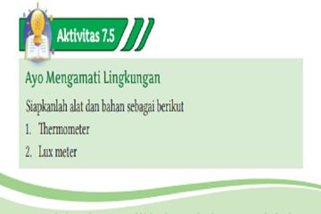 Jawab Soal Aktivitas 7.5 Ayo Mengamati Lingkungan, IPA Kelas X Kurikulum Merdeka
