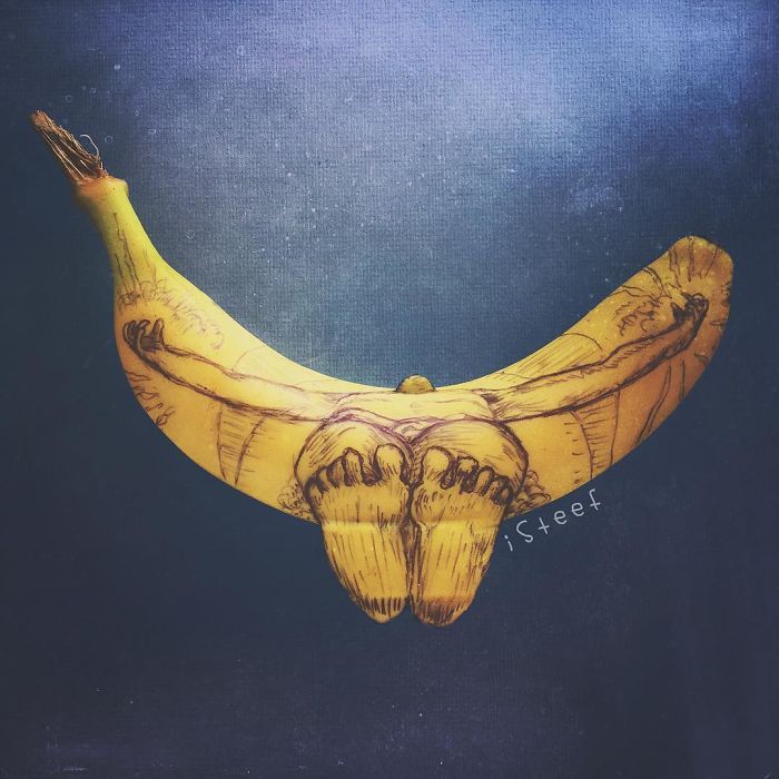 Karya seni dari pisang