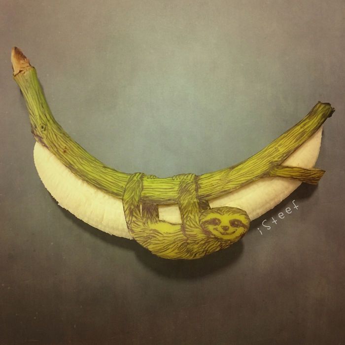 Karya seni dari pisang