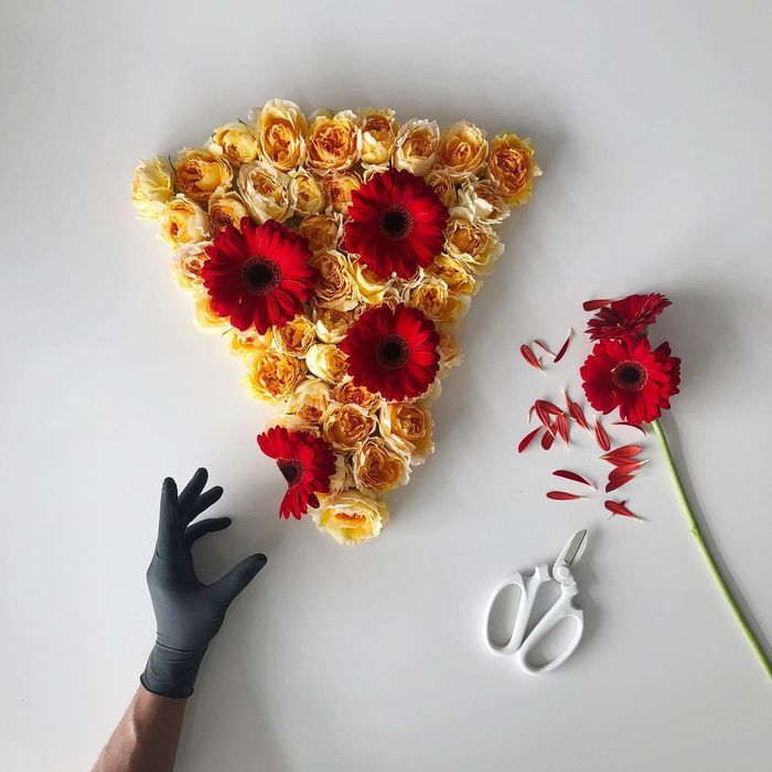 Karangan bunga pizza