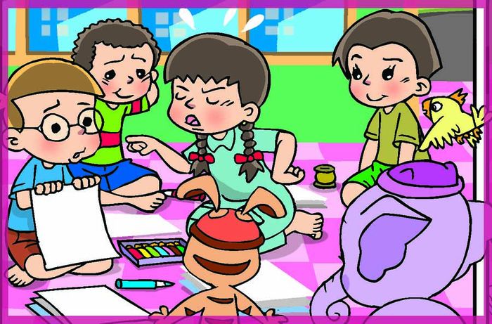 Cergam Anak Wayang Persahabatan Semua Halaman Bobo