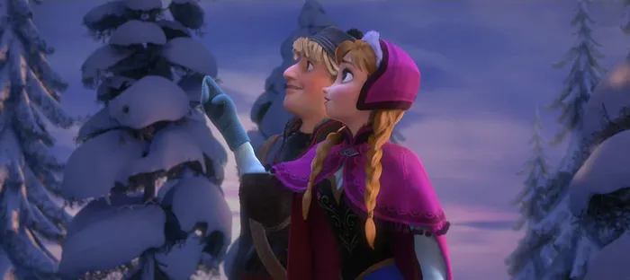 Anna mencari Elsa untuk memberi tahunya kalau Anna tidak takut pada kekuatan Elsa