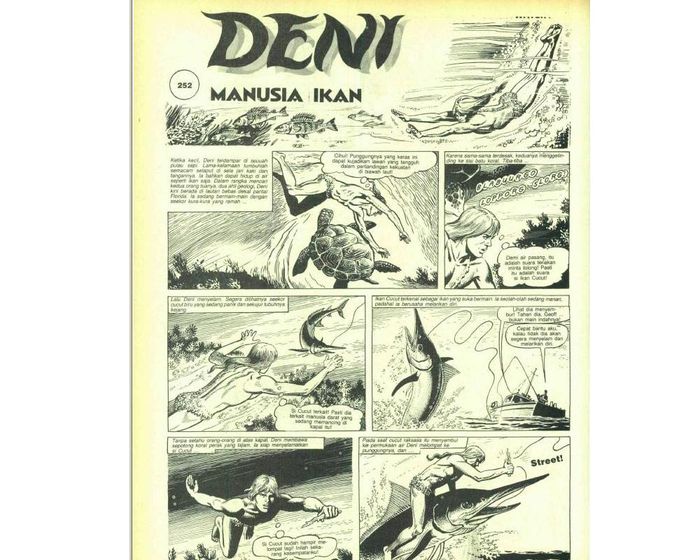 Deni Manusia Ikan Komik Bersambung Di Majalah Bobo Yang Legendaris Semua Halaman Bobo