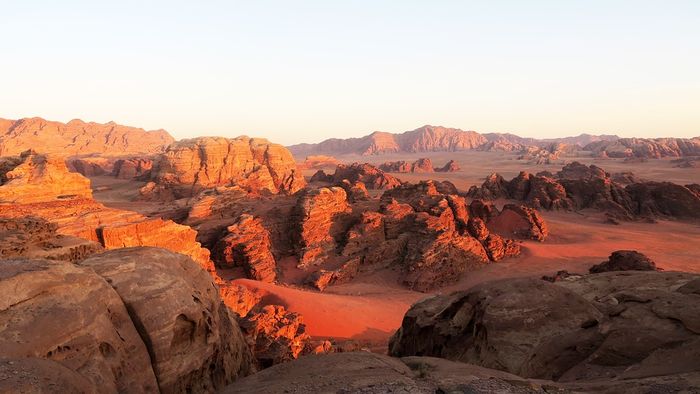 Wadi Rum di Yordania.