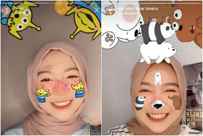 Kumpulan Filter Instagram Lucu, Mulai dari Filter Quby Hingga Filter We  Bare Bears! Pernah Coba yang Mana? - Semua Halaman - Bobo