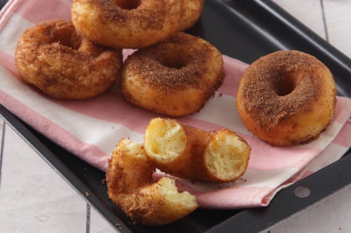 Donat Gula Palem Kayumanis untuk menu buka puasa