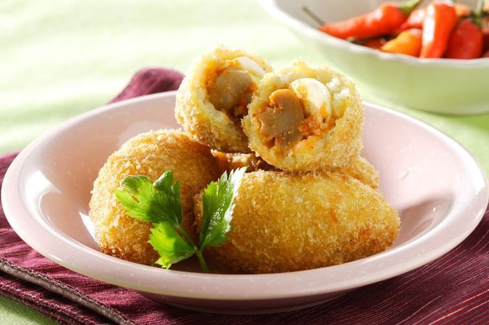 4 Olahan Singkong untuk Menu Buka Puasa: Kroket Singkong Jamur Saus Tomat