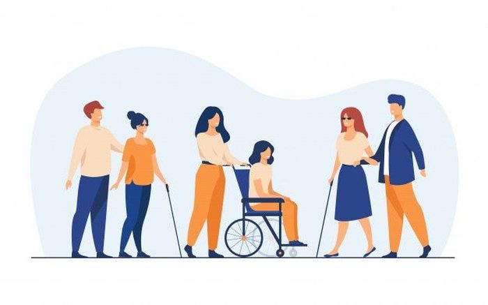 Tidak semua orang buta dapat membaca huruf Braille.