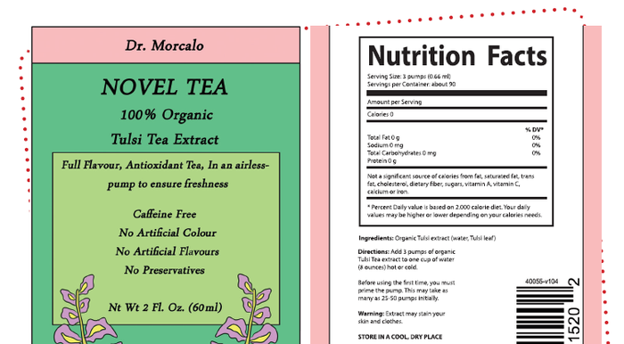 Discuss and fill in the tables with the facts stated on the labels Nobel Tea.