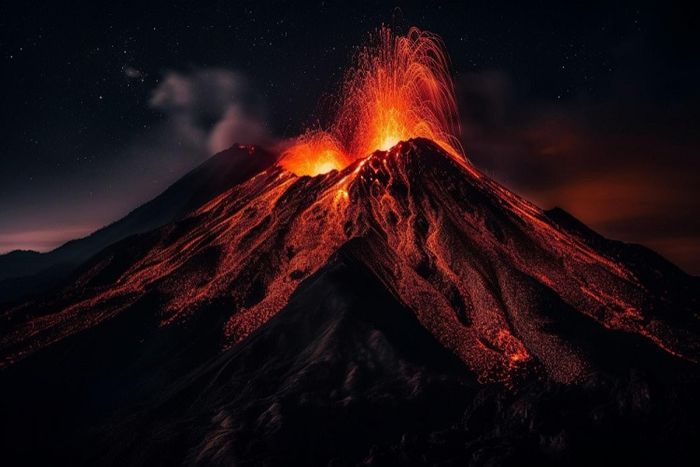 Salah satu kosakata bahasa Inggris tentang alam adalah 'volcano' yang berarti gunung berapi.