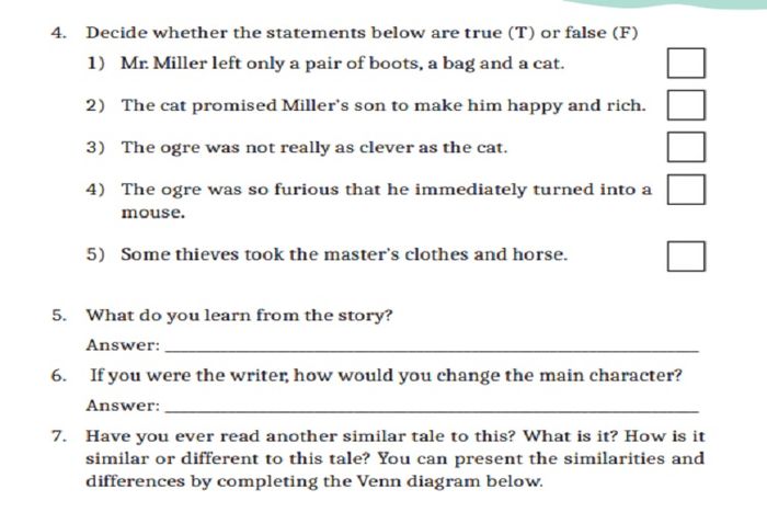 (tangkapan layar) Pembahasan soal Activity 4 Unit 2: 'Fairy Tale' materi bahasa Inggris kelas XI halaman 58-59.
